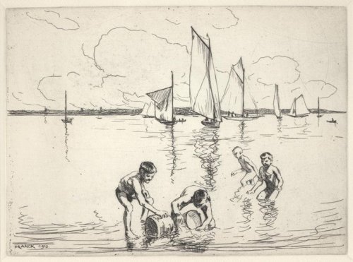 Badende Knaben am Wannsee